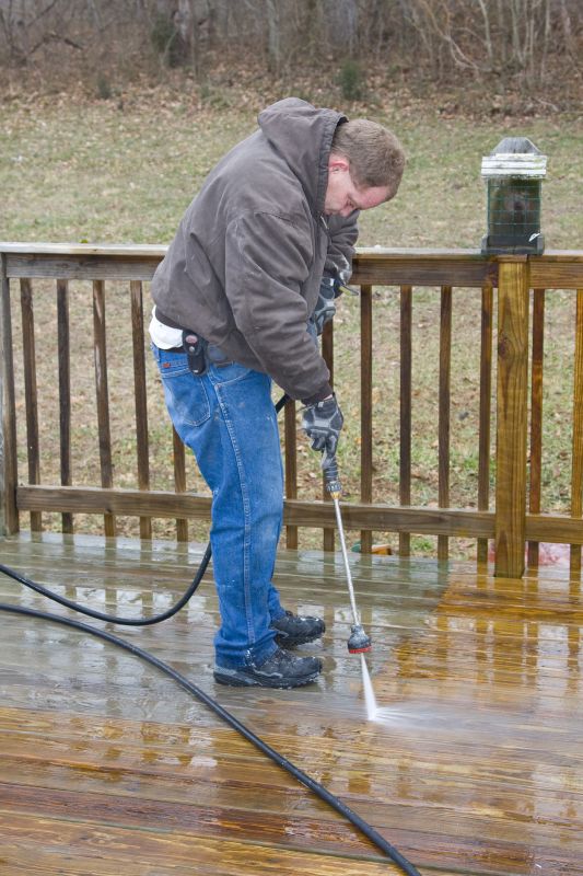 Deck Cleaning Before Winter